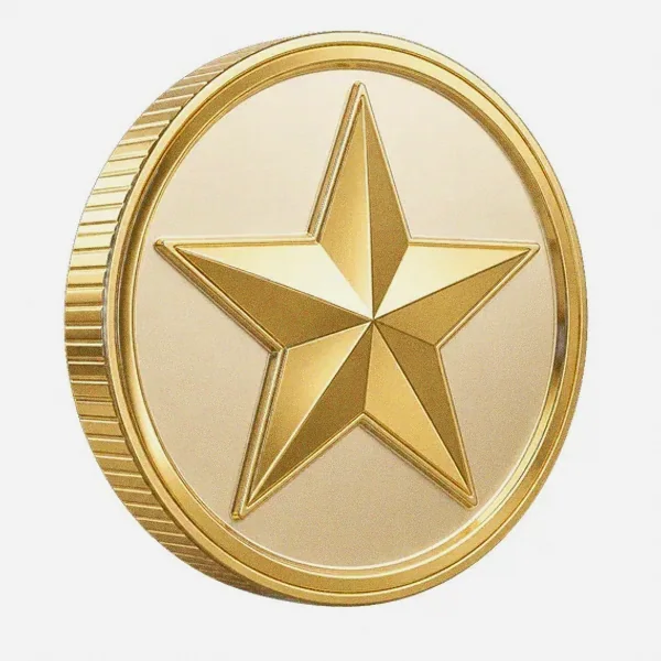 Star-emblem coin — Casino Winbeast