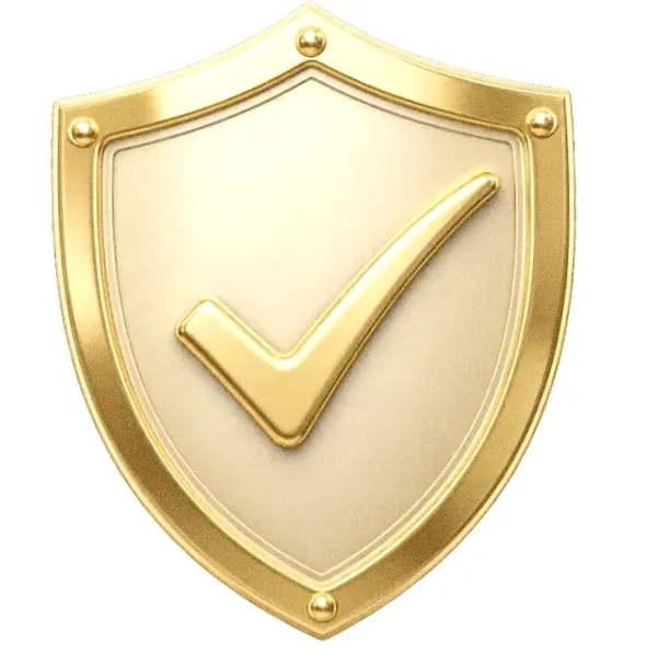 Checkmark shield — Casino Winbeast