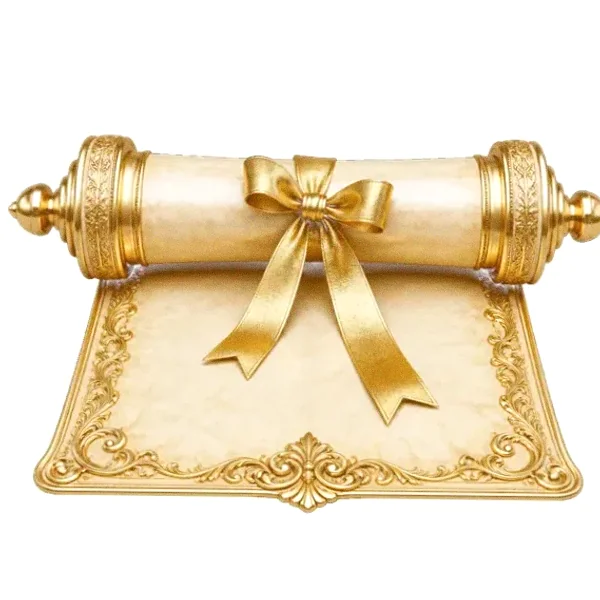 Decorated parchment scroll — Casino Winbeast