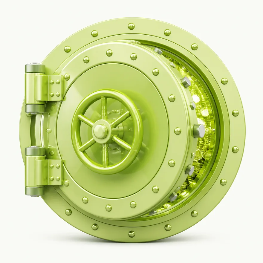 Round bank vault — Casino Winbeast