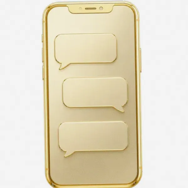 Smartphone with chat bubbles — Casino Winbeast