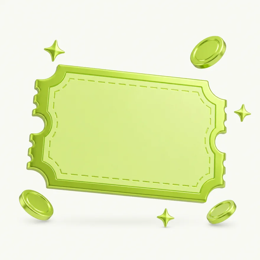 Blank coupon ticket — Casino Winbeast